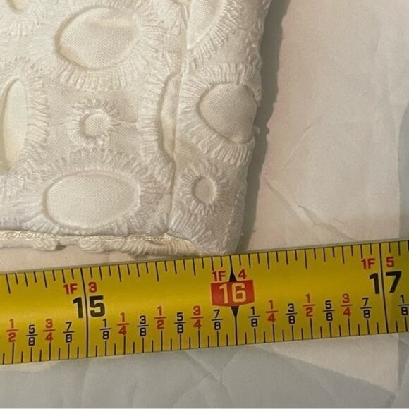 Banana Republic White 100% Cotton Embroidered Lace‎ Cottage Skirt NWOT Size 10 - Picture 10 of 11